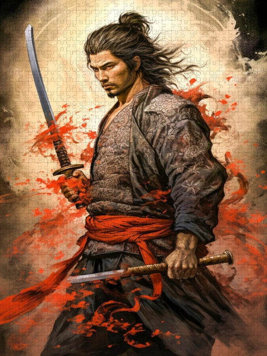 Der Samurai - ein exzellenter Stratege - CALVENDO Foto-Puzzle'