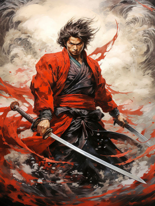 Der furchtlose Samurai - CALVENDO Foto-Puzzle'