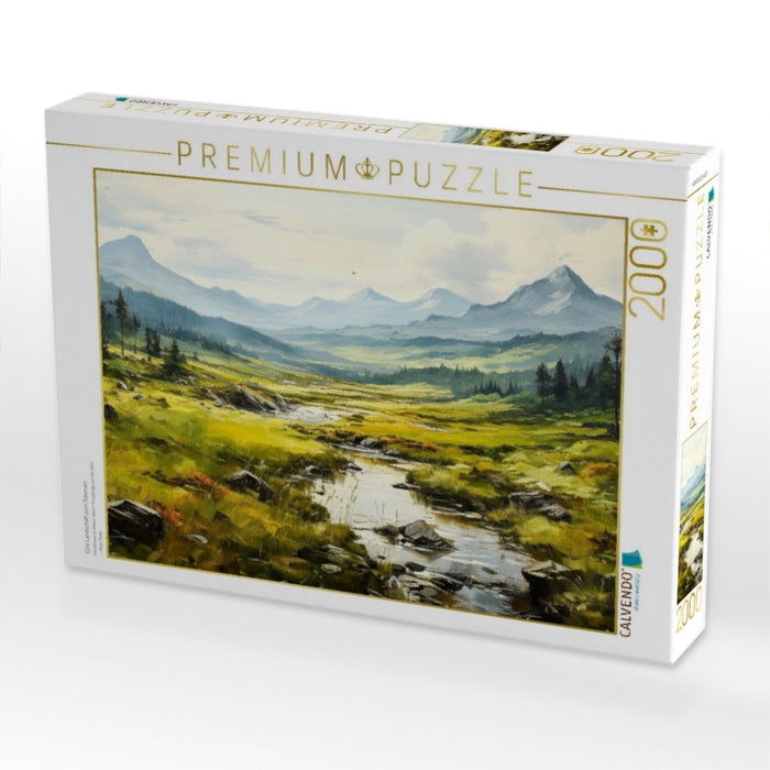 Eine Landschaft zum Träumen - CALVENDO Foto-Puzzle'
