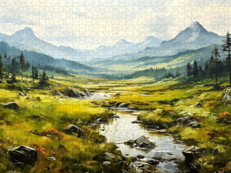 Eine Landschaft zum Träumen - CALVENDO Foto-Puzzle'