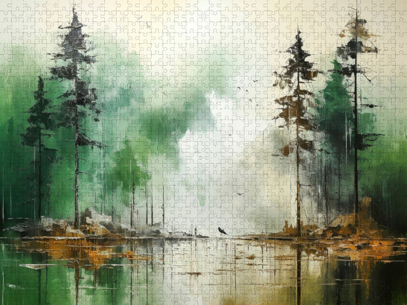 Eine Landschaft voller Magie - CALVENDO Foto-Puzzle'