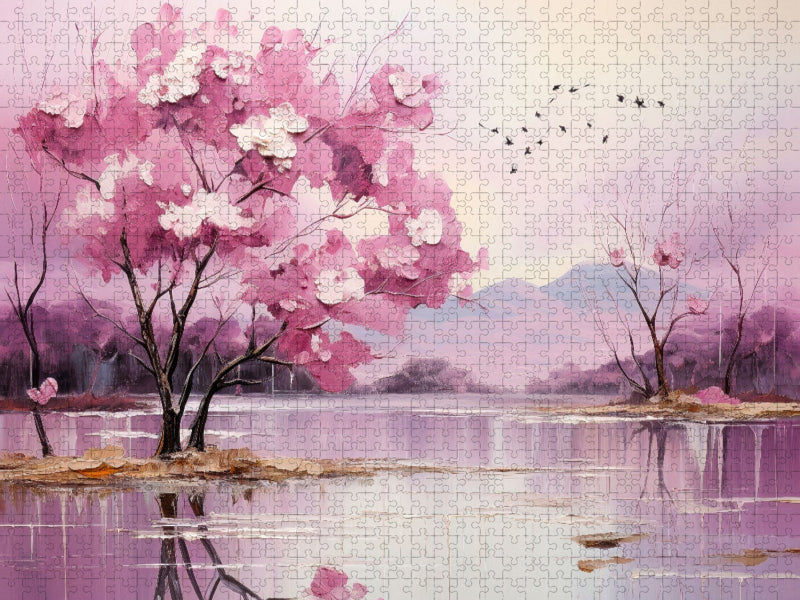 Der Frühling in seiner vollen Pracht - CALVENDO Foto-Puzzle'