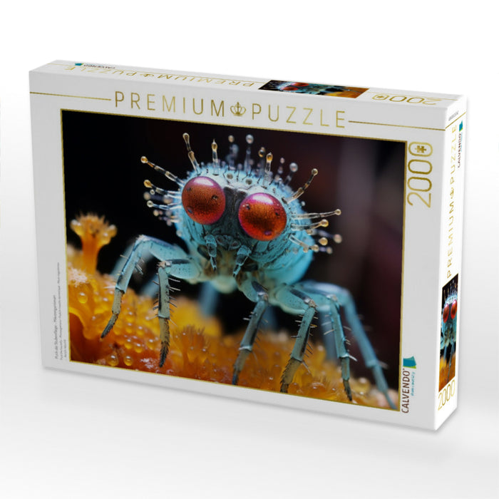 Puck die Stubenfliege - Mikroorganismen - CALVENDO Foto-Puzzle'
