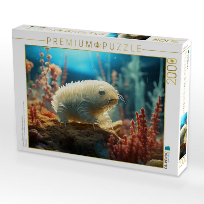 Tardigrade Bärtierchen - lustige Mikroorganismen - CALVENDO Foto-Puzzle'