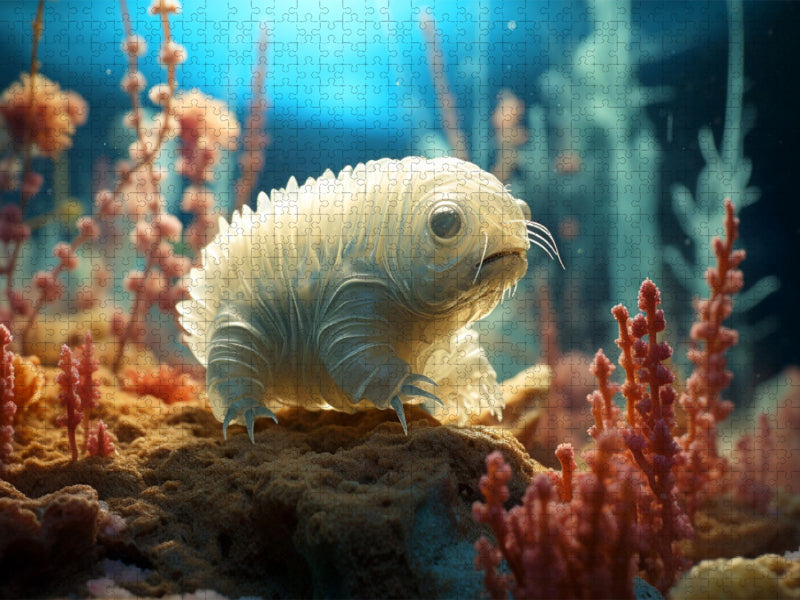 Tardigrade Bärtierchen - lustige Mikroorganismen - CALVENDO Foto-Puzzle'