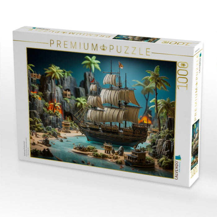 Spielzeug Pirateninsel - CALVENDO Foto-Puzzle'