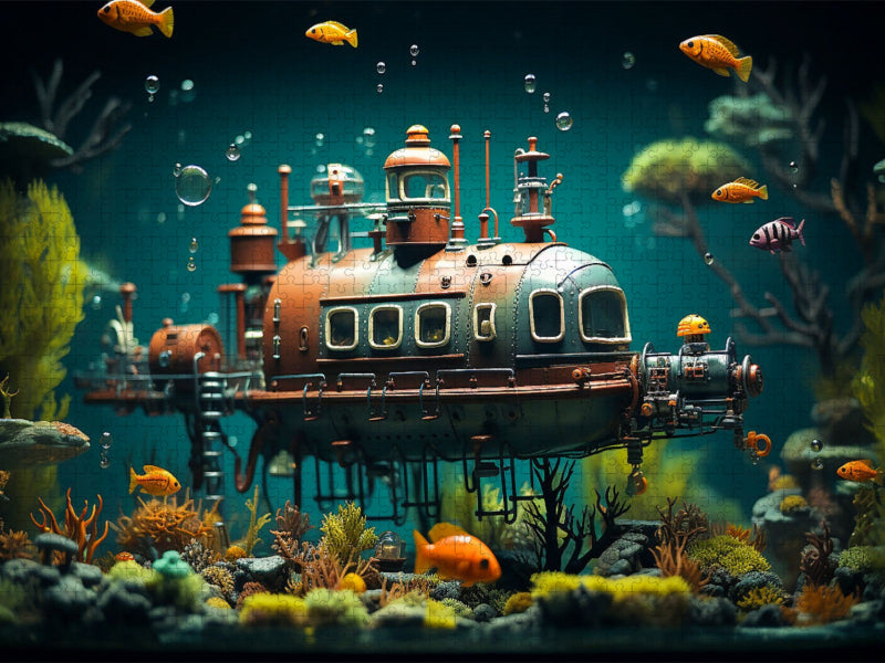 Spielzeug Unterwasserstation - CALVENDO Foto-Puzzle'