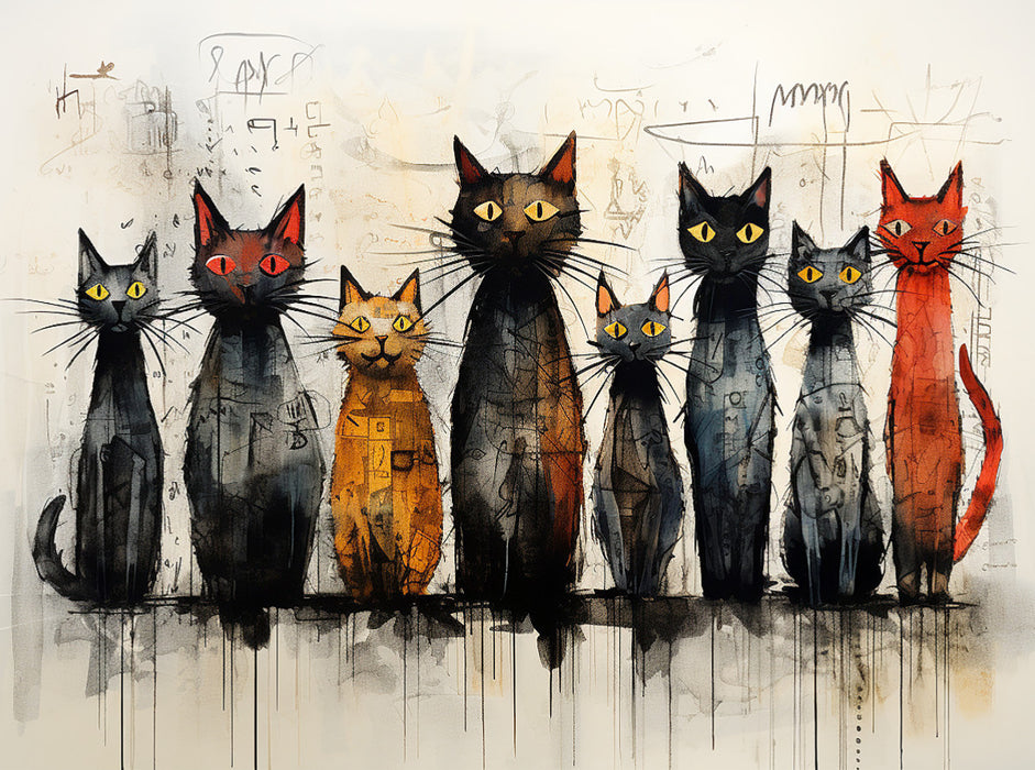 Cats - CALVENDO Foto-Puzzle'