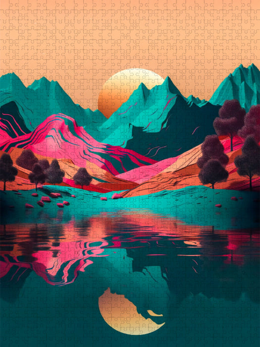 Minimalistisches Paradies - CALVENDO Foto-Puzzle'