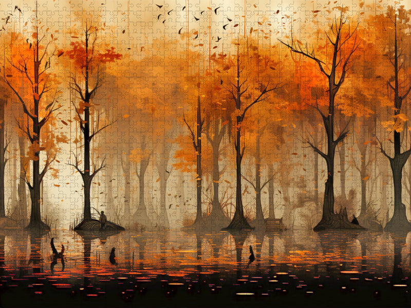 Goldener Herbst - CALVENDO Foto-Puzzle'