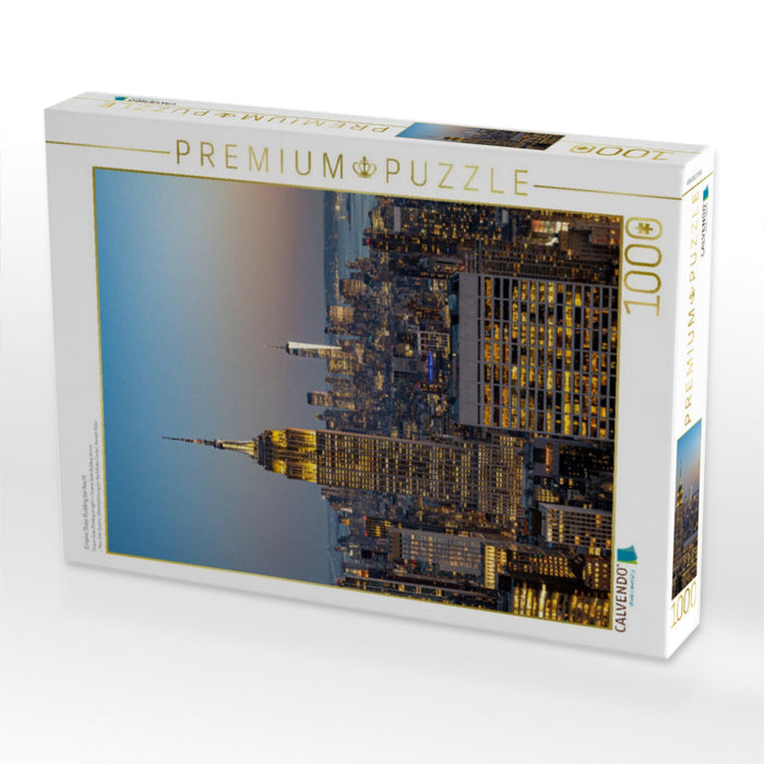 Empire State Building bei Nacht - CALVENDO Foto-Puzzle'