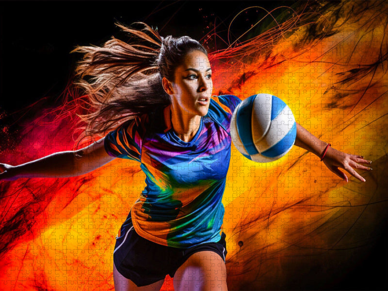 Ein Motiv aus dem Kalender Volleyball und Motivation - CALVENDO Foto-Puzzle'