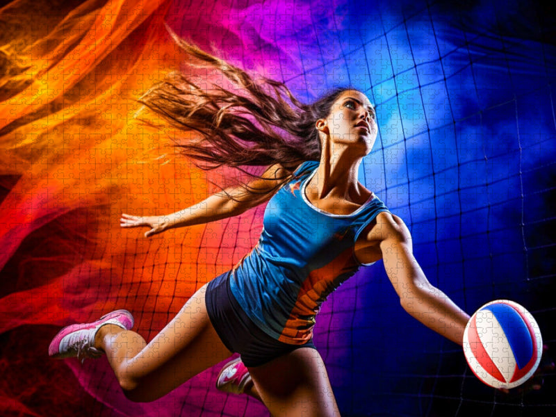Ein Motiv aus dem Kalender Volleyball und Motivation - CALVENDO Foto-Puzzle'