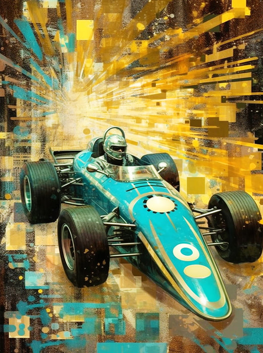 Rennwagen - CALVENDO Foto-Puzzle'