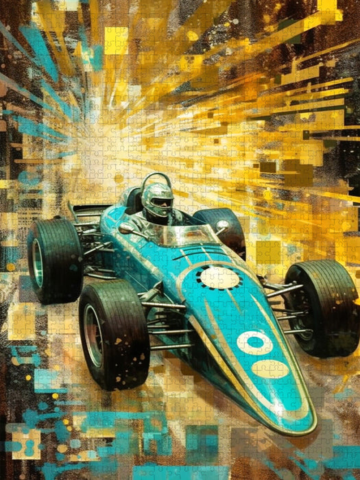 Rennwagen - CALVENDO Foto-Puzzle'
