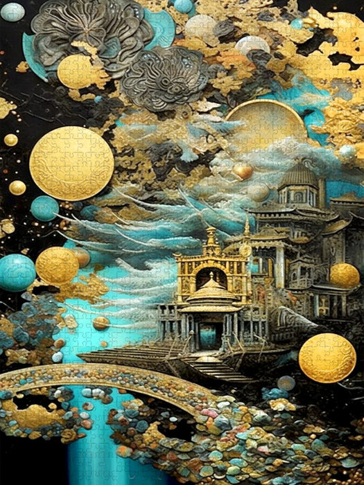 Tempel - CALVENDO Foto-Puzzle'