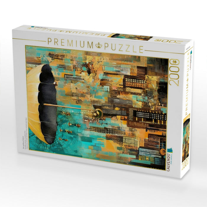 Der goldene Schirm - CALVENDO Foto-Puzzle'