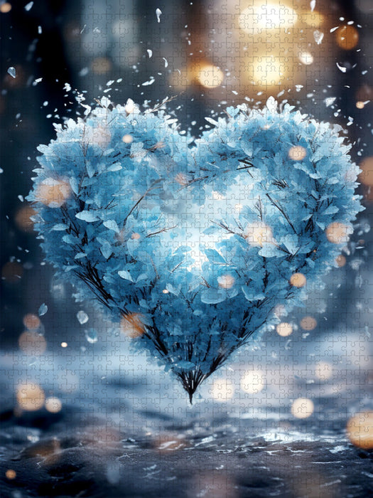 Eis-Herz - CALVENDO Foto-Puzzle'