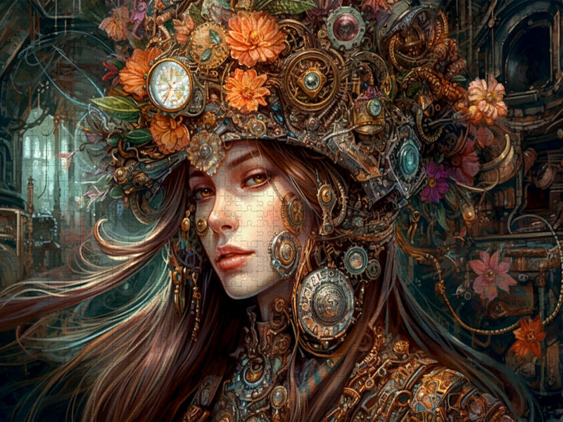 Ein Motiv aus dem Kalender Floraler Steampunk - CALVENDO Foto-Puzzle'