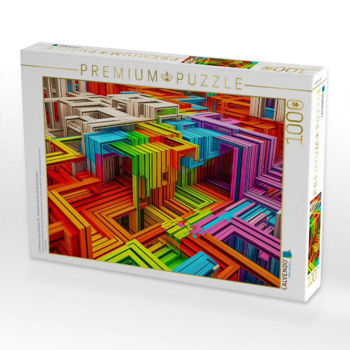 Ein Motiv aus dem Kalender 3D - Abstrakte und futuristische Illustrationen - CALVENDO Foto-Puzzle'