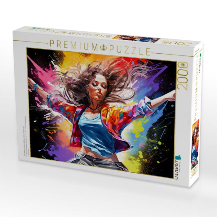 Ein Motiv aus dem Kalender Color Dance Art - CALVENDO Foto-Puzzle'