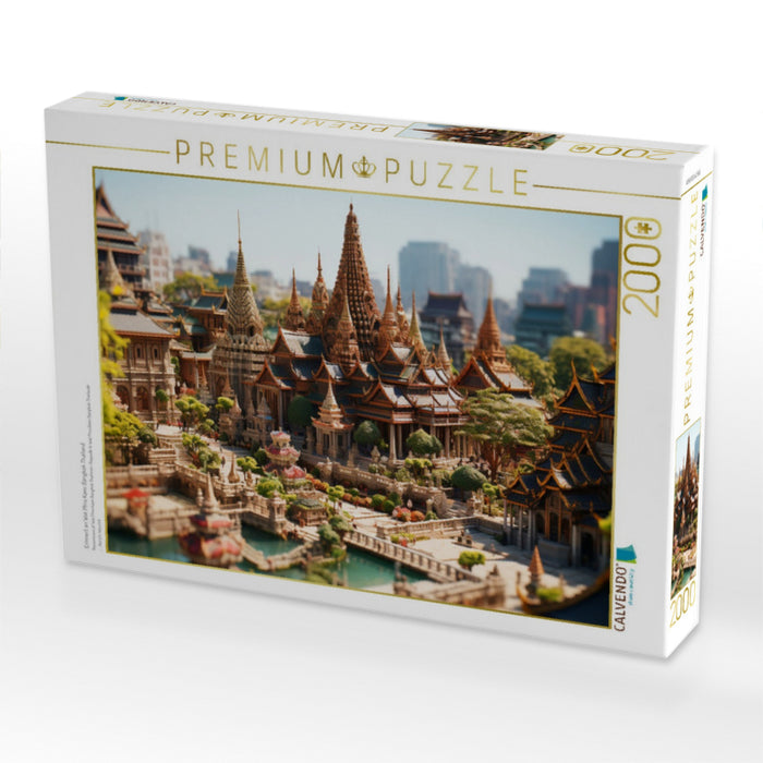 Erinnert an Wat Phra Kaeo Bangkok Thailand - CALVENDO Foto-Puzzle'
