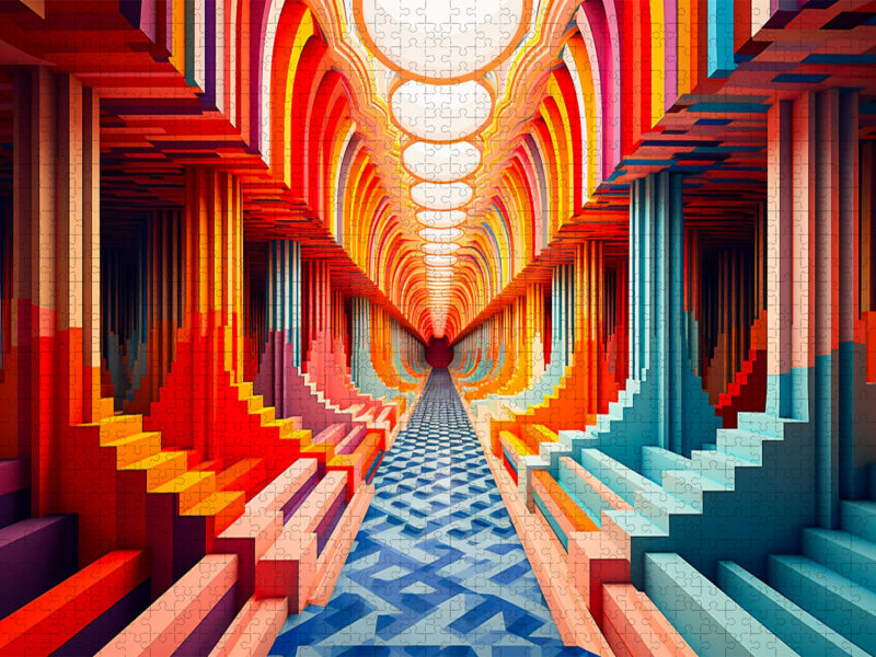 Ein Motiv aus dem Kalender 3D - Abstrakte und futuristische Illustrationen - CALVENDO Foto-Puzzle'