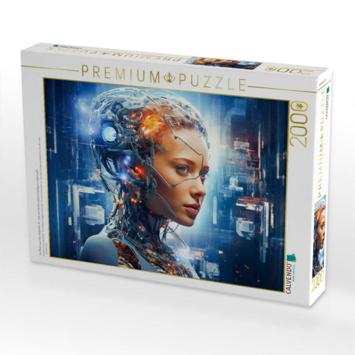Ein Motiv aus dem Kalender KI - Wie sich die künstliche Intelligenz selbst sieht - CALVENDO Foto-Puzzle'