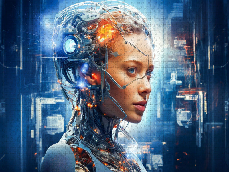 Ein Motiv aus dem Kalender KI - Wie sich die künstliche Intelligenz selbst sieht - CALVENDO Foto-Puzzle'