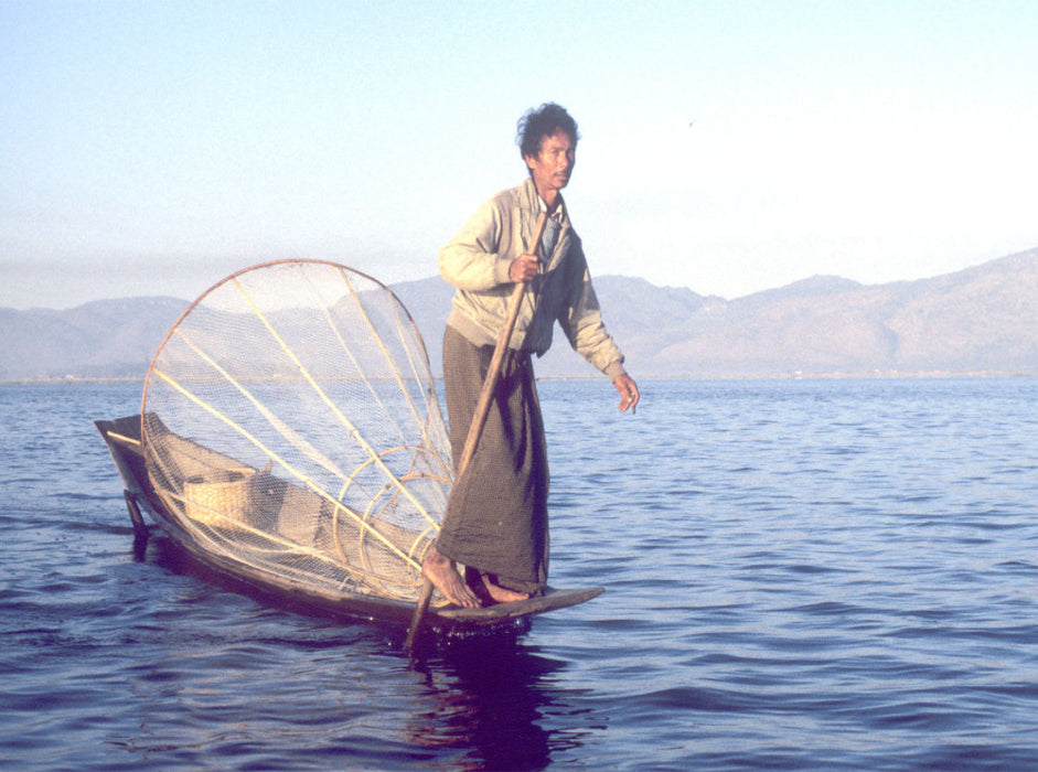 Fischer am Inle Lake - CALVENDO Foto-Puzzle'