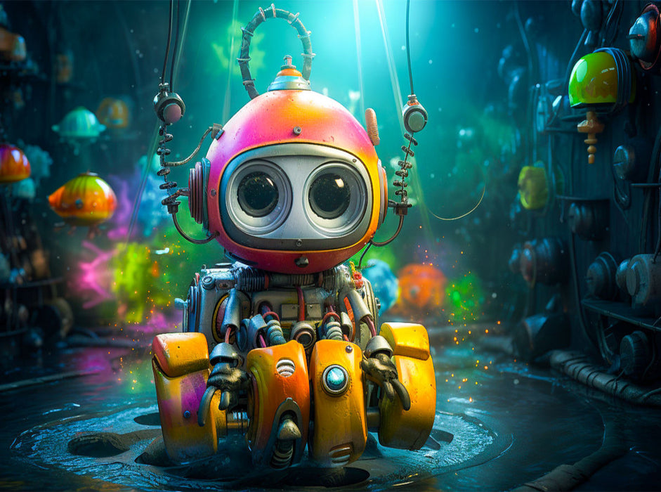 Ein Motiv aus dem Kalender Die Welt der kleinen Robots - CALVENDO Foto-Puzzle'