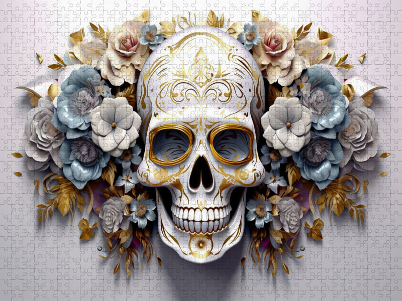 Ein Motiv aus dem Kalender Skull Flower - Totenkopf ART - CALVENDO Foto-Puzzle'