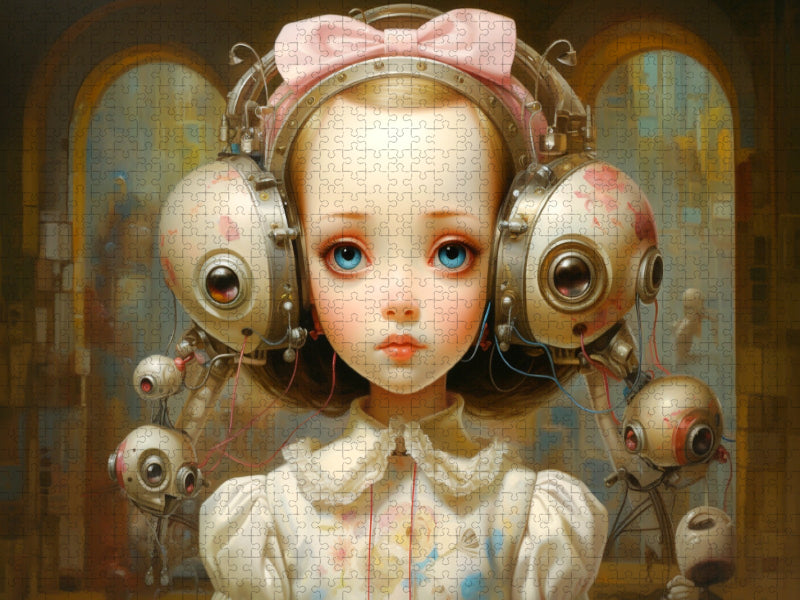 Liebliche Roboter Puppe - CALVENDO Foto-Puzzle'