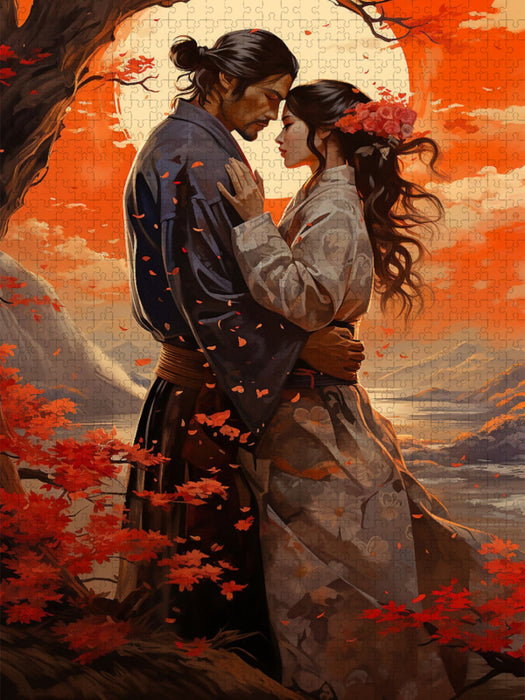 Der Samurai meines Herzens - historisches Filmplakat zu einem Film, der nie gedreht wurde - CALVENDO Foto-Puzzle'