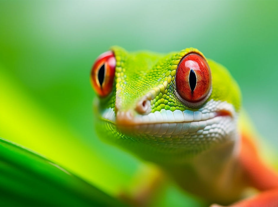 Gecko Portrait - CALVENDO Foto-Puzzle'