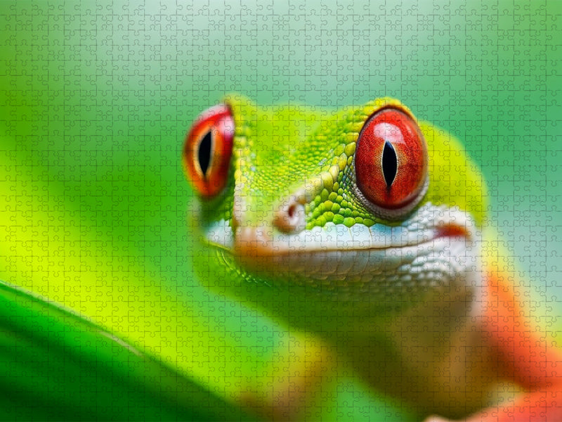 Gecko Portrait - CALVENDO Foto-Puzzle'