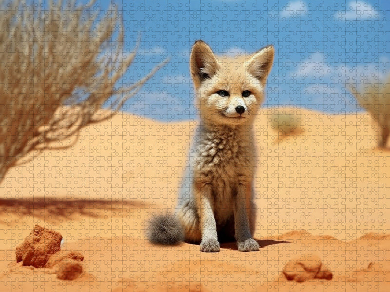 Wüstenfuchs Fennek Jungtier - CALVENDO Foto-Puzzle'