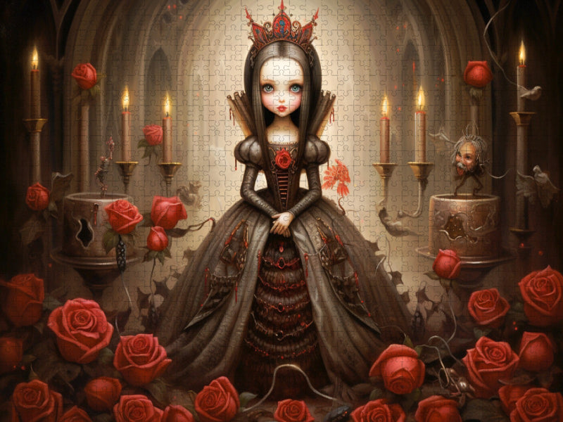 Kleine Gotik-Königin - CALVENDO Foto-Puzzle'