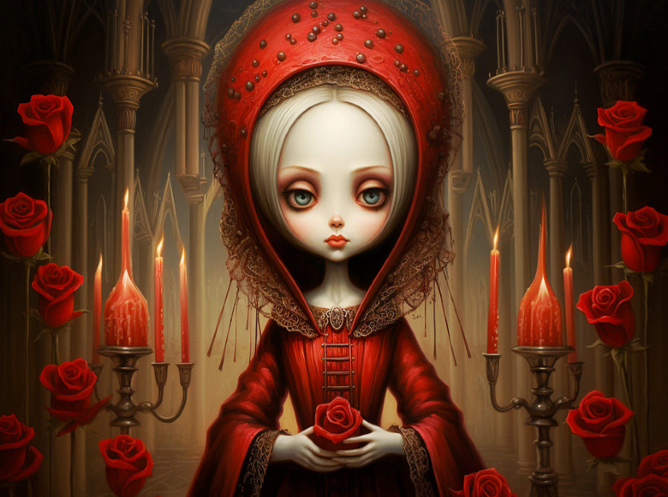 Gothic Queen Surrealistische Illustrationen - CALVENDO Foto-Puzzle'