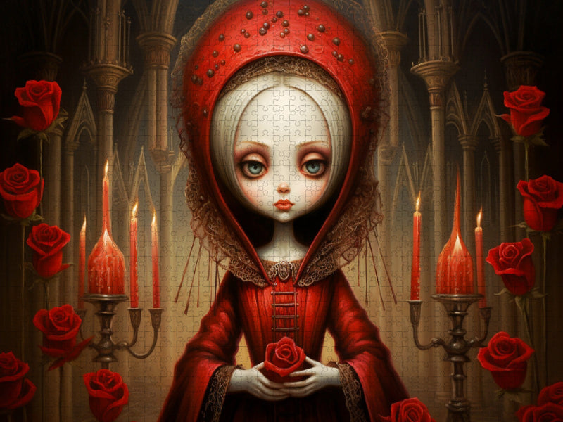 Gothic Queen Surrealistische Illustrationen - CALVENDO Foto-Puzzle'