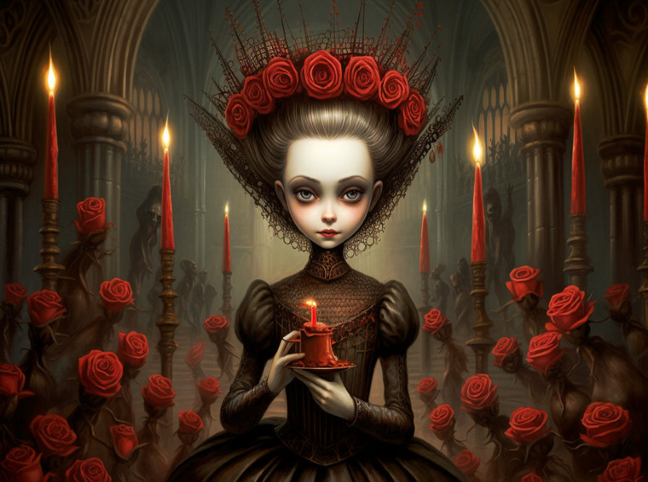Little Gothic-Queen - CALVENDO Foto-Puzzle'