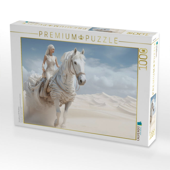 Surrealismus trifft Pferdefans - CALVENDO Foto-Puzzle'