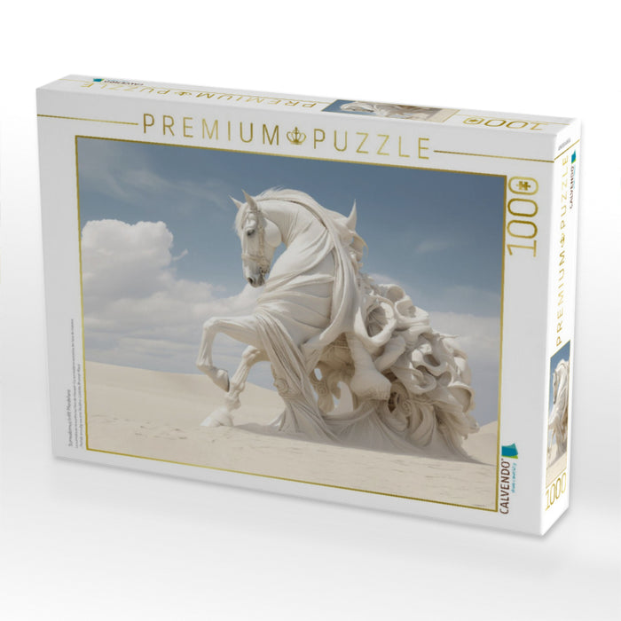 Surrealismus trifft Pferdefans - CALVENDO Foto-Puzzle'