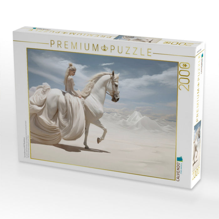 Surrealismus trifft Pferdefans - CALVENDO Foto-Puzzle'