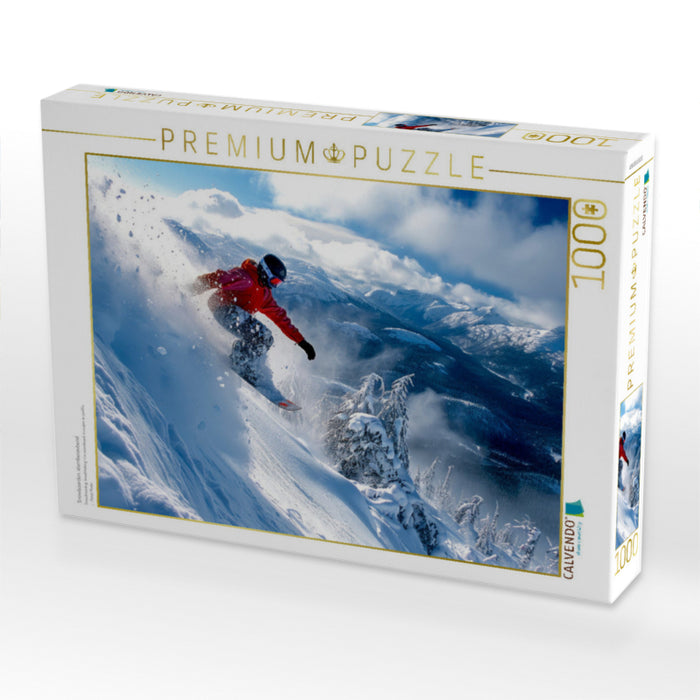 Snowboarden, atemberaubend - CALVENDO Foto-Puzzle'