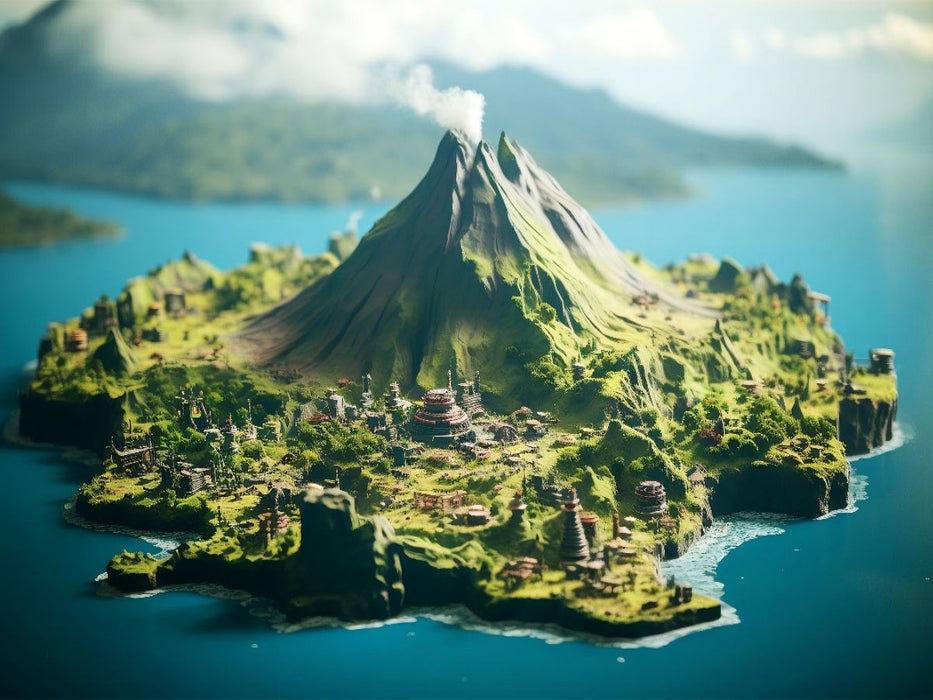 Ein Motiv aus dem Kalender "Miniaturwelt Inseln" - CALVENDO Foto-Puzzle'