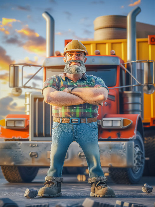Kraftfahrer - CALVENDO Foto-Puzzle'