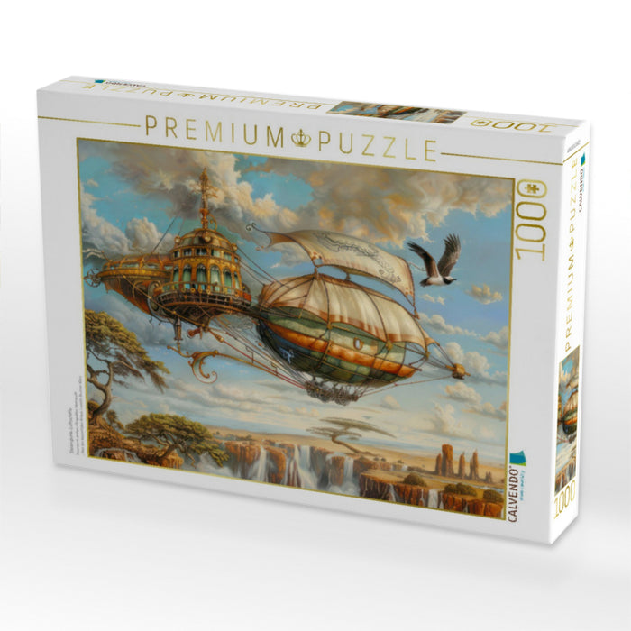 Steampunk-Luftschiffe - CALVENDO Foto-Puzzle'