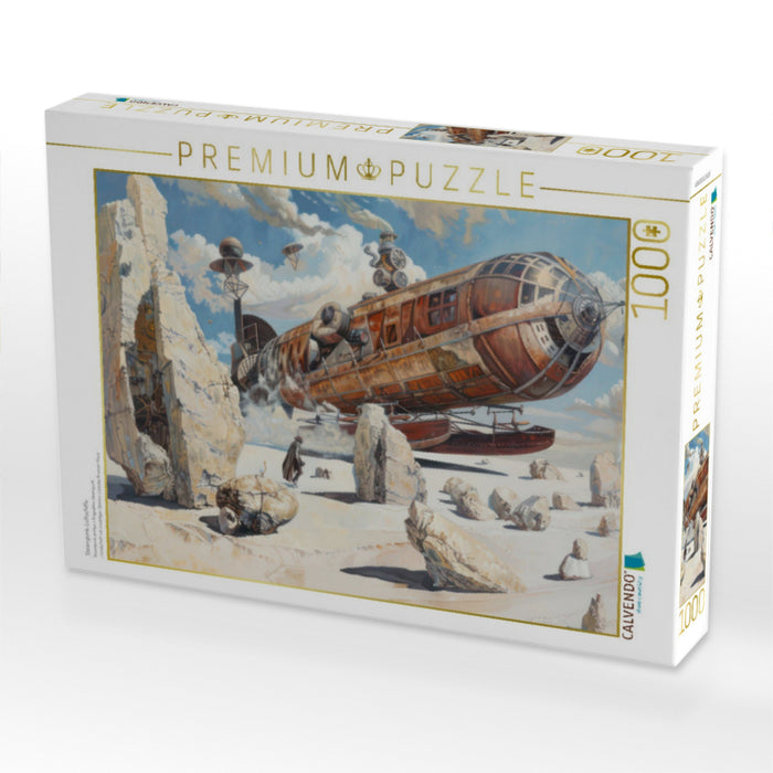 Steampunk-Luftschiffe - CALVENDO Foto-Puzzle'