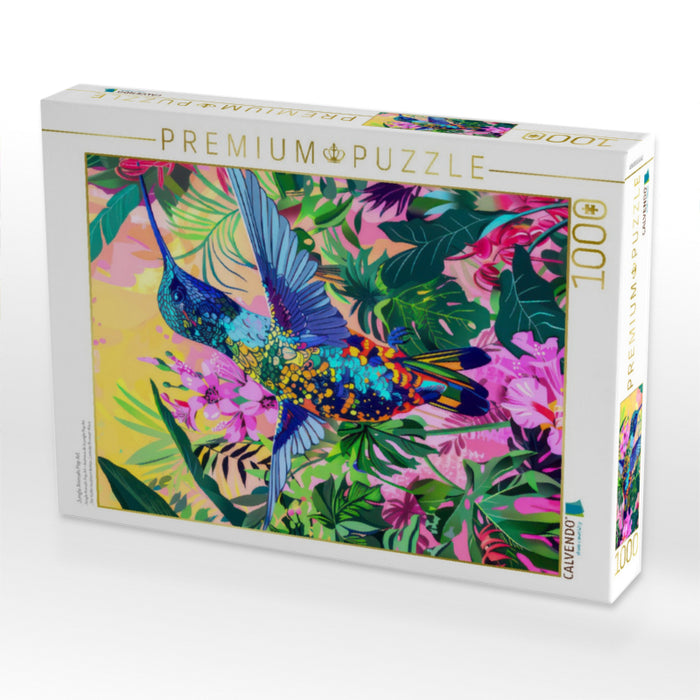 Jungle Animals Pop Art - CALVENDO Foto-Puzzle'